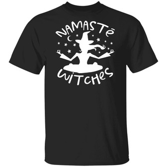 Halloween Namaste Witches T-Shirt - Thegiftio UK