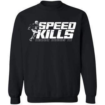 Henry Ruggs Speed Kills Graphic Design Printed Casual Daily Basic Sweatshirt - Thegiftio UK