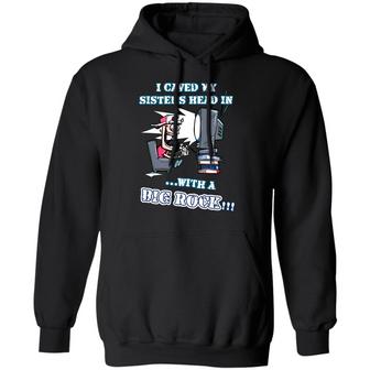 I Caved My Sisters Head In With A Big Rock Graphic Design Printed Casual Daily Basic Hoodie - Thegiftio UK