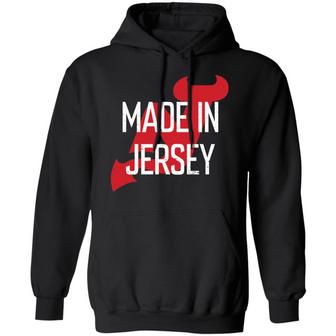 Jersey Devils Made In Jersey Graphic Design Printed Casual Daily Basic Hoodie - Thegiftio UK