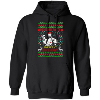 Jesus We Gonna Party Like It's My Birthday Christmas Sweat Graphic Design Printed Casual Daily Basic Hoodie - Thegiftio UK