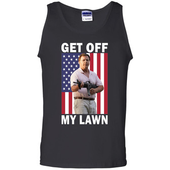 Ken And Karen Get Off My Lawn Graphic Design Printed Casual Daily Basic Unisex Tank Top - Thegiftio