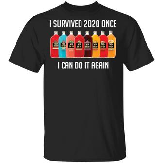 Md 20/20 I Survived 2020 Once I Can Do It Again T-Shirt - Thegiftio UK