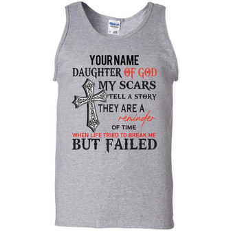 Personalized Daughter Of God Graphic Design Printed Casual Daily Basic Unisex Tank Top - Thegiftio UK