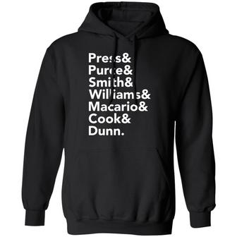 Press And Purce And Smith And Williams Graphic Design Printed Casual Daily Basic Hoodie - Thegiftio UK