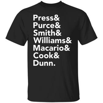 Press And Purce And Smith And Williams T-Shirt - Thegiftio UK