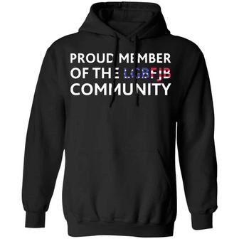 Proud Member Of The Lgbfjb Community Graphic Design Printed Casual Daily Basic Hoodie - Thegiftio UK