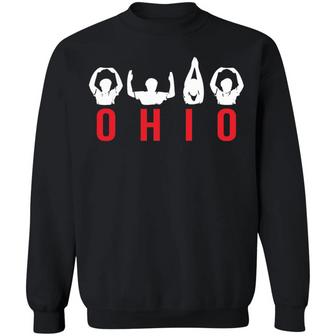 Proud To Be Ohioan Graphic Design Printed Casual Daily Basic Sweatshirt - Thegiftio UK