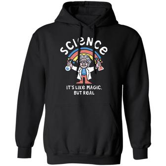 Rainbow Science It's Like Magic But Real Graphic Design Printed Casual Daily Basic Hoodie - Thegiftio UK