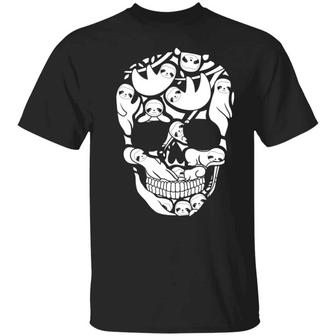 Sloths Skull Halloween Costume T-Shirt - Thegiftio