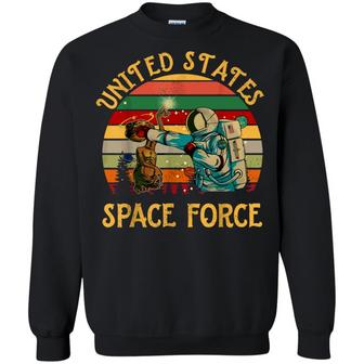 United States Space Force Alien Vintage Graphic Design Printed Casual Daily Basic Sweatshirt - Thegiftio UK