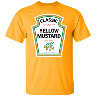 Yellow Mustard Diy Halloween Costume T-Shirt - Thegiftio UK