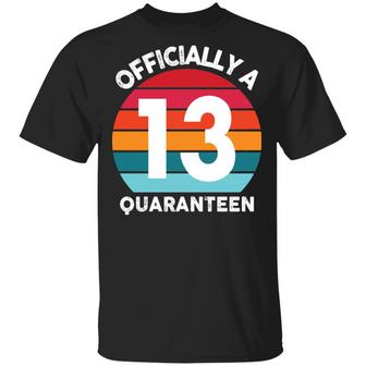 13Th Birthday Officially A Quaranteen 13 Years T-Shirt - Thegiftio UK