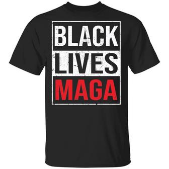 Black Lives Maga T-Shirt - Thegiftio UK