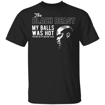 Derrick Lewis The Black Beast My Balls Was Hot T-Shirt - Thegiftio UK