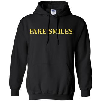 Fake Smiles Truth Is I Think About You Often I Miss Your Voice Graphic Design Printed Casual Daily Basic Hoodie - Thegiftio UK
