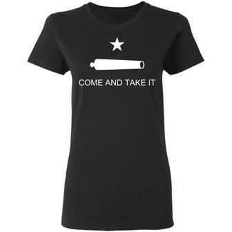 Gonzales Come And Take It Graphic Design Printed Casual Daily Basic Women T-shirt - Thegiftio UK
