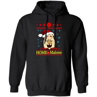 Home Malone Christmas Sweater Graphic Design Printed Casual Daily Basic Hoodie - Thegiftio UK