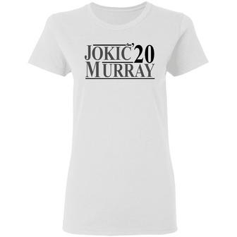 Jokic Murray 2020 Graphic Design Printed Casual Daily Basic Women T-shirt - Thegiftio UK