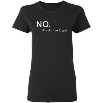 No The African Angels Graphic Design Printed Casual Daily Basic Women T-shirt - Thegiftio UK