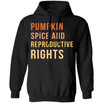 Pumpkin Spice And Reproductive Rights Graphic Design Printed Casual Daily Basic Hoodie - Thegiftio UK