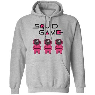 Squid Game Pink Graphic Design Printed Casual Daily Basic Hoodie - Thegiftio UK