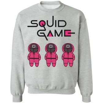 Squid Game Pink Graphic Design Printed Casual Daily Basic Sweatshirt - Thegiftio UK