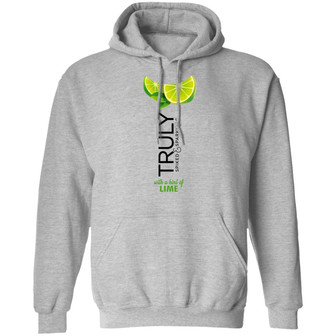 Truly Hard Seltzer Lime Halloween Costume Graphic Design Printed Casual Daily Basic Hoodie - Thegiftio UK