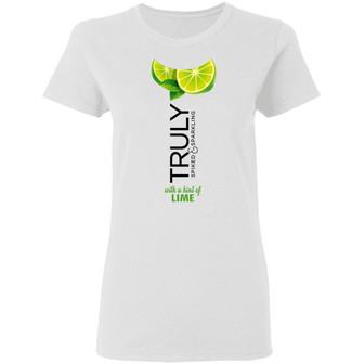 Truly Hard Seltzer Lime Halloween Costume Graphic Design Printed Casual Daily Basic Women T-shirt - Thegiftio UK