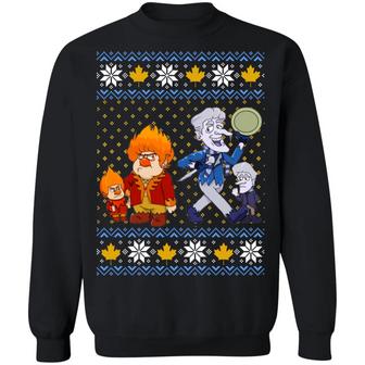 A Miser Brothers' Christmas Sweater Graphic Design Printed Casual Daily Basic Sweatshirt - Thegiftio UK