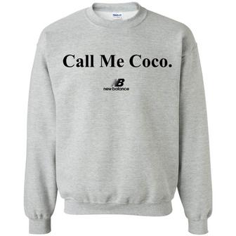 Call Me Coco Graphic Design Printed Casual Daily Basic Sweatshirt - Thegiftio UK