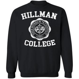 Hillman College Graphic Design Printed Casual Daily Basic Sweatshirt - Thegiftio UK