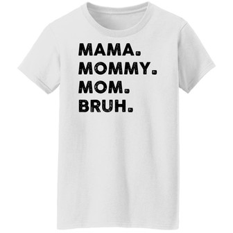 Mama Mommy Mom Bruh Sweat Graphic Design Printed Casual Daily Basic Women T-shirt - Thegiftio UK