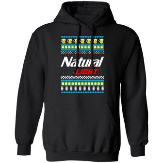 Natural Light Christmas Sweater Graphic Design Printed Casual Daily Basic Hoodie - Thegiftio UK
