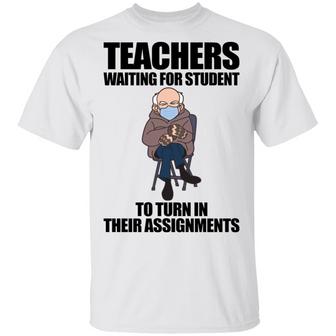 Teachers Waiting For Student To Turn In Their Assignments T-Shirt - Thegiftio UK