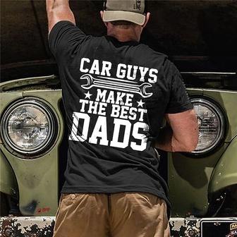 Men's Unisex T Shirt Tee Car Guy Best Dad Graphic Prints Letter Crew Neck Street Daily Print Short Sleeve Tops Designer Casual Big And Tall Sports Black / Summer - Seseable