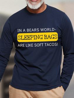 In A Bears World Men's Long Sleeve T-shirt - Seseable