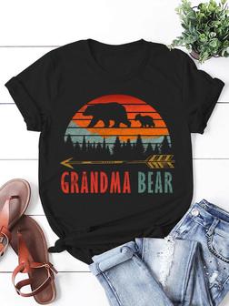 Bear Grandma Women's Short Sleeve T-shirt - Seseable