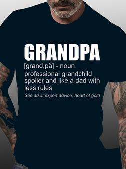 Grandpa Is Professional Grandchild Spoiler Best Gift Shirts&tops - Seseable
