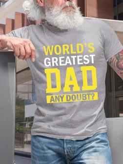 World's Greatest Dad Father's Day T-shirt - Seseable