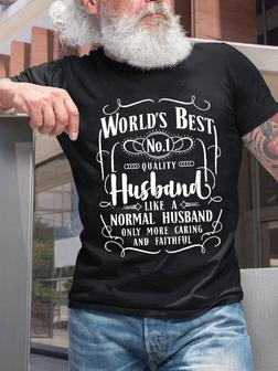 Men Funny Graphic Funny I Love My Husband Casual T-shirt - Seseable