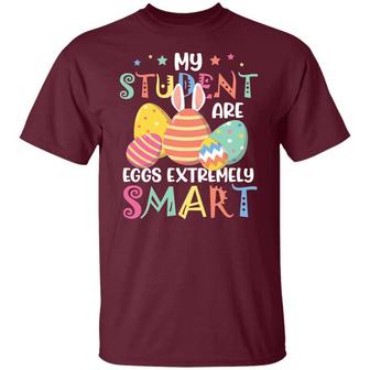 My Student Are Eggs Extremely Smart Cute Graphic Design Printed Casual Daily Basic Unisex T-Shirt - Thegiftio UK