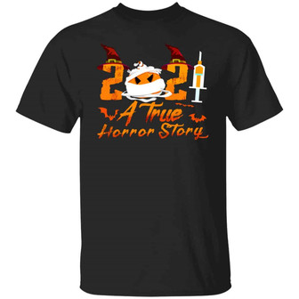 2021 The True Horror Story Halloween Graphic Design Printed Casual Daily Basic Unisex T-Shirt - Thegiftio UK