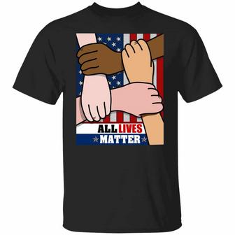 All Lives Matter Blm Anti Racism Equality Social Justice T Graphic Design Printed Casual Daily Basic Unisex T-Shirt - Thegiftio UK