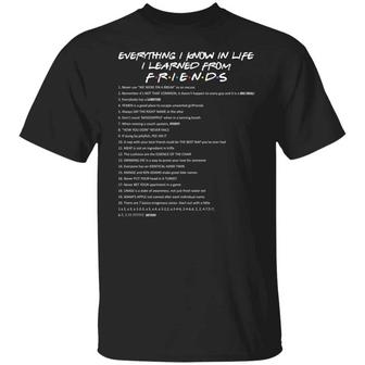 Everything I Know I Learned From Graphic Design Printed Casual Daily Basic Unisex T-Shirt - Thegiftio UK