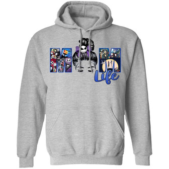 Funny Mom Life Jack And Sally Graphic Design Printed Casual Daily Basic Hoodie - Thegiftio UK