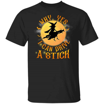Funny Witch Broom Halloween Saying Graphic Design Printed Casual Daily Basic Unisex T-Shirt - Thegiftio UK