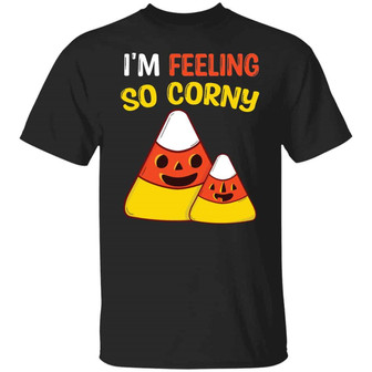 Halloween I’M Feeling So Corny Graphic Design Printed Casual Daily Basic Unisex T-Shirt - Thegiftio UK