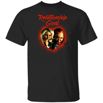 Halloween Relationship Goals Chuc Graphic Design Printed Casual Daily Basic Unisex T-Shirt - Thegiftio UK