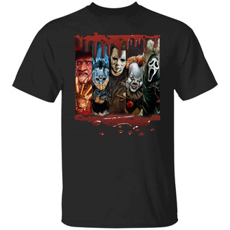 Horror Movies Halloween Characters Graphic Design Printed Casual Daily Basic Unisex T-Shirt - Thegiftio